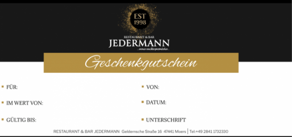 JEDERMANN Voucher