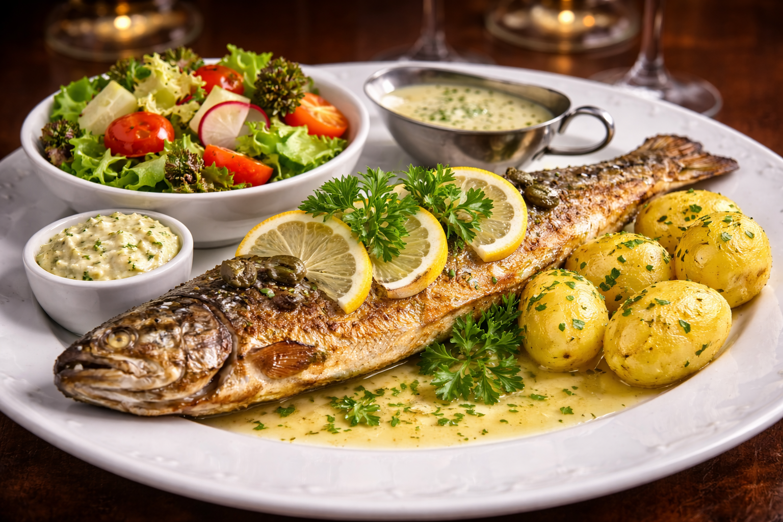 Frischer Fisch am Karfreitag – Restaurant JEDERMANN Moers